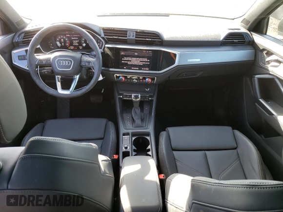 2022 Audi Q3 S line Premium Plus with VIN WA1EECF32N1144025, listed as a Copart auction lot 38752623 with 3,130 mi miles and . Bid and sale history available at DreamBid. Image 8.