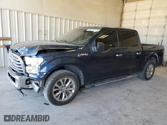 2017 Ford F-150 XL with VIN 1FTEW1CF6HKC42897, listed as a Copart auction lot 48541305 with 150,997 mi miles and Clean Title. Bid and sale history available at carsss.com. Image 1.