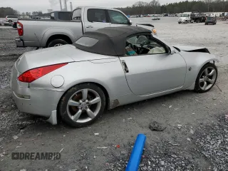 2006 Nissan 350Z Touring with VIN JN1AZ36A76M458487, listed as a Copart auction lot 43937335 with 155,488 mi miles and Salvage Title. Bid and sale history available at carsss.com. Image 3.