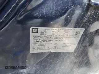 2015 GMC Terrain SLT with VIN 2GKALSEK2F6365852, listed as a Copart auction lot 87817685 with 0 mi miles and Salvage Title. Bid and sale history available at carsss.com. Image 15.