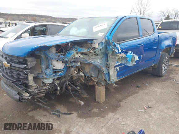 2022 Chevrolet Colorado 2WD Work Truck with VIN 1GCGSBEA9N1313622, listed as a IAAI auction lot 41084460 with 70,089 mi miles and . Bid and sale history available at DreamBid. Image 18.