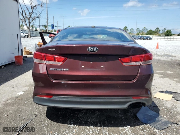 2018 Kia Optima LX with VIN 5XXGT4L39JG233300, listed as a Copart auction lot 51237245 with 171,078 mi miles and Salvage Title. Bid and sale history available at carsss.com. Image 6.