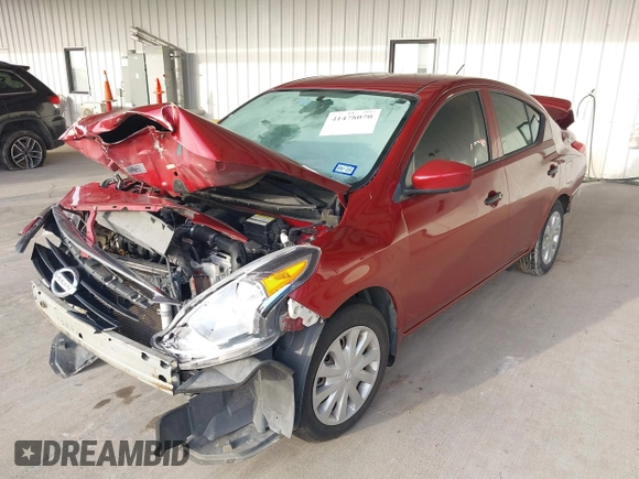 2016 Nissan Versa SV with VIN 3N1CN7AP8GL820880, listed as a IAAI auction lot 41478070 with 1 mi miles. Bid and sale history available at carsss.com. Image 16.