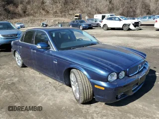 2008 Jaguar XJ with VIN SAJWA71B68SH28202, listed as a Copart auction lot 46217165 with 36,724 mi miles and Salvage Title. Bid and sale history available at carsss.com. Image 4.