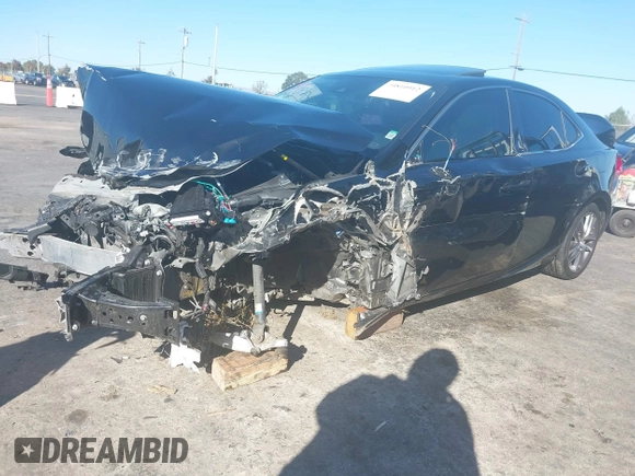 2019 Lexus IS with VIN JTHBA1D23K5099666, listed as a IAAI auction lot 40810912 with 33,730 mi miles. Bid and sale history available at carsss.com. Image 2.