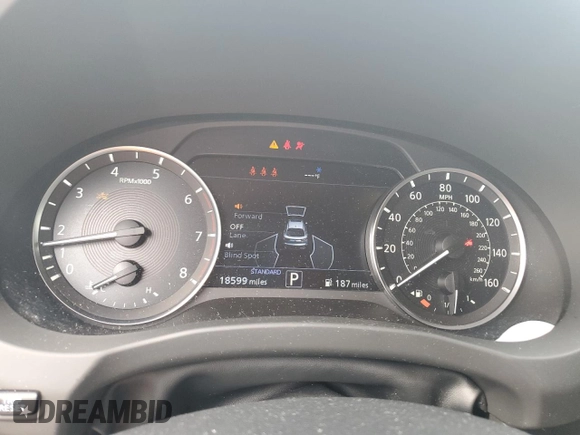 2023 Infiniti QX55 Luxe z VIN 3PCAJ5JR2PF114248, wystawiony jako Copart lot #44572305 z przebiegiem 18 599 mil mil oraz Szkoda całkowita • Salvage title. Historia ofert i sprzedaży dostępna na DreamBid. Obrazek 9.