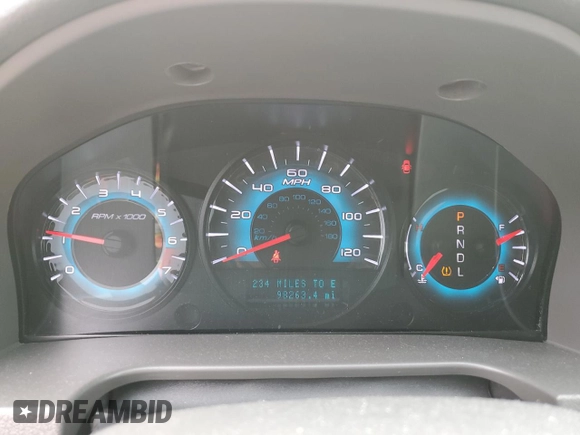 2012 Ford Fusion SE with VIN 3FAHP0HA0CR101030, listed as a Copart auction lot 54010405 with 98,263 mi miles and Salvage title. Bid and sale history available at DreamBid. Image 9.