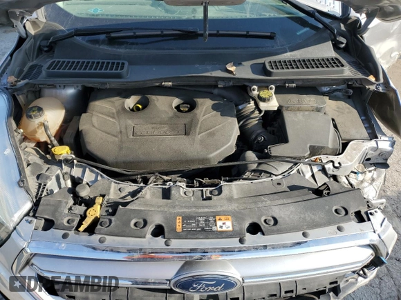 2017 Ford Escape Titanium with VIN 1FMCU9J95HUA48080, listed as a Copart auction lot 83202034 with 122,528 mi miles and Salvage Title. Bid and sale history available at carsss.com. Image 13.