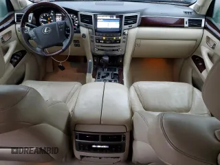 2015 Lexus LX 570 with VIN JTJHY7AX7F4184982, listed as a Copart auction lot 83942454 with 140,524 mi miles and Salvage Title. Bid and sale history available at DreamBid. Image 8.