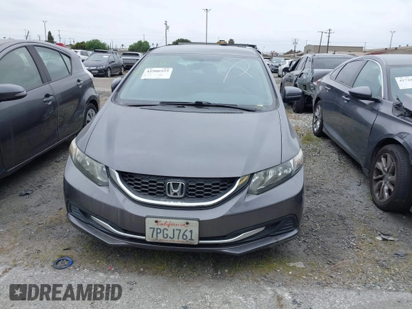 2015 Honda Civic Sedan LX with VIN 19XFB2E50FE078346, listed as a IAAI auction lot 41906523 with 68,013 mi miles. Bid and sale history available at carsss.com. Image 13.