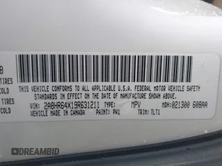 2009 Chrysler Town & Country Limited with VIN 2A8HR64X19R631211, listed as a IAAI auction lot 41744955 with 73,601 mi miles. Bid and sale history available at carsss.com. Image 9.