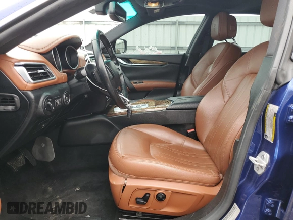 2016 Maserati Ghibli S Q4 with VIN ZAM57RTA9G1191475, listed as a Copart auction lot 39292114 with 84,071 mi miles. Bid and sale history available at carsss.com. Image 7.