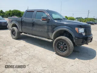 2012 Ford F-150 XL with VIN 1FTFW1EF7CFB59949, listed as a Copart auction lot 59999555 with 123,074 mi miles and Salvage title. Bid and sale history available at DreamBid. Image 4.