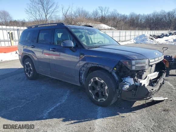 2025 Hyundai Santa Fe SEL with VIN 5NMP2DGL4SH099702, listed as a Copart auction lot 42868215 with 1,344 mi miles and Salvage Title. Bid and sale history available at carsss.com. Image 4.