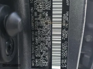 2022 Toyota Prius LE with VIN JTDL9MFU3N3033391, listed as a Copart auction lot 86853604 with 0 mi miles and Salvage Title. Bid and sale history available at carsss.com. Image 12.
