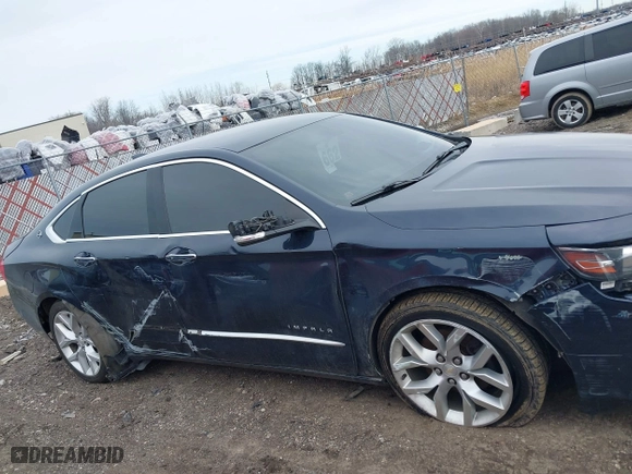 2018 Chevrolet Impala Premier with VIN 2G1125S35J9149278, listed as a IAAI auction lot 41727245 with 131,749 mi miles. Bid and sale history available at carsss.com. Image 13.
