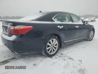 2012 Lexus LS 460 with VIN JTHCL5EF2C5012817, listed as a Copart auction lot 46099745 with 117,922 mi miles and Salvage title. Bid and sale history available at DreamBid. Image 3.