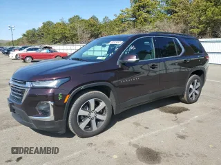 2022 Chevrolet Traverse LT Leather with VIN 1GNEVHKW4NJ110243, listed as a Copart auction lot 46263463 with 15,681 mi miles. Bid and sale history available at carsss.com. Image 1.