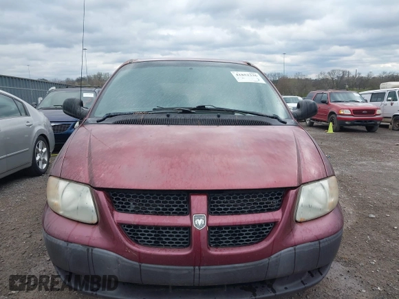 2002 Dodge Caravan SE with VIN 1B4GP25B02B661032, listed as a IAAI auction lot 41852336 with 242,632 mi miles and . Bid and sale history available at carsss.com. Image 6.