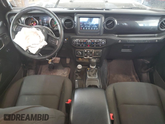 2020 Jeep Wrangler Unlimited Sport Altitude with VIN 1C4HJXDN9LW154318, listed as a Copart auction lot 56473335 with 99,482 mi miles and Salvage title. Bid and sale history available at DreamBid. Image 8.