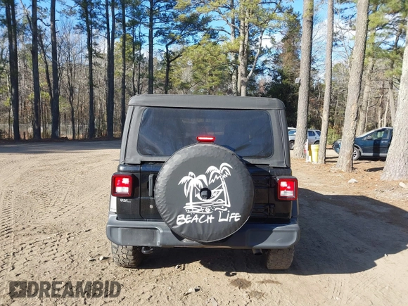 2022 Jeep Wrangler Unlimited Sport with VIN 1C4HJXDN6NW132859, listed as a IAAI auction lot 41362657 with 40,066 mi miles and . Bid and sale history available at DreamBid. Image 16.