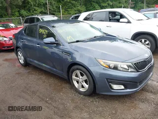 2015 Kia Optima LX with VIN 5XXGM4A76FG370219, listed as a IAAI auction lot 42471634 with 118,467 mi miles and . Bid and sale history available at DreamBid. Image 1.