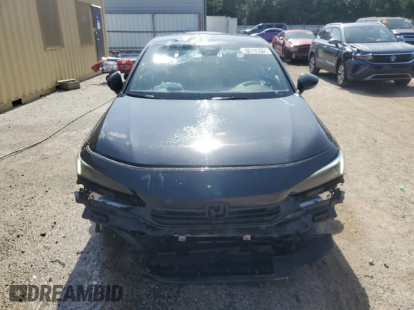2024 Honda Civic Sport with VIN 2HGFE2F51RH593081, listed as a Copart auction lot 61823915 with 28,477 mi miles and Clean title. Bid and sale history available at DreamBid. Image 5.