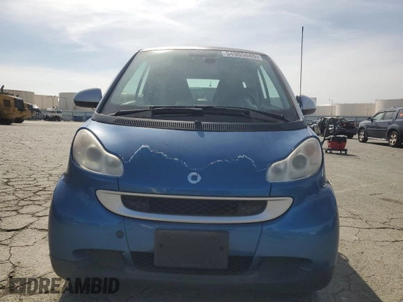 2009 Smart fortwo Pure with VIN WMEEJ31XX9K235766, listed as a Copart auction lot 54985845 with 75,708 mi miles and Clean Title. Bid and sale history available at carsss.com. Image 5.
