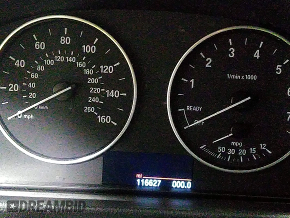 2014 BMW 3 Series 328i xDrive with VIN WBA3B3C57EF545372, listed as a IAAI auction lot 42078980 with 116,627 mi miles and . Bid and sale history available at carsss.com. Image 7.