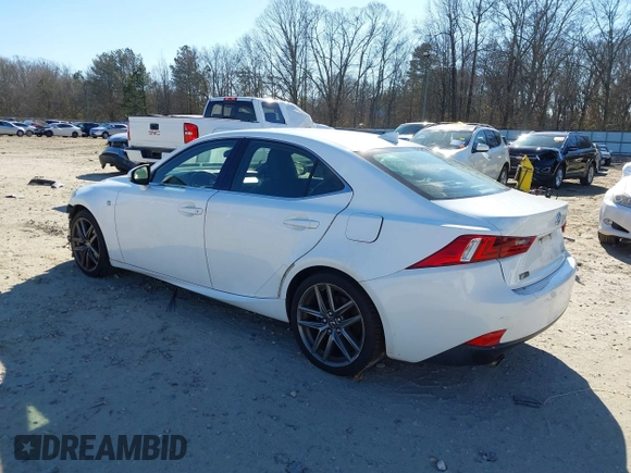2015 Lexus IS 250 with VIN JTHBF1D26F5060500, listed as a IAAI auction lot 41309713 with 137,620 mi miles and . Bid and sale history available at carsss.com. Image 3.