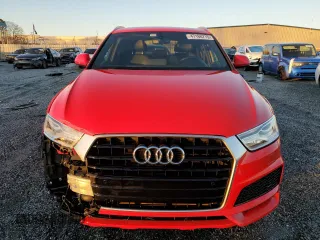 2018 Audi Q3 Premium with VIN WA1BCCFS3JR031633, listed as a Copart auction lot 47168715 with 87,679 mi miles and Salvage Title. Bid and sale history available at carsss.com. Image 5.