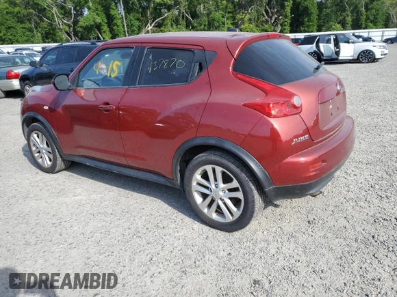 2012 Nissan Juke SV with VIN JN8AF5MV3CT114670, listed as a Copart auction lot 48907584 with 137,870 mi miles and Salvage Title. Bid and sale history available at DreamBid. Image 2.