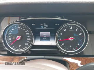 2018 Mercedes-Benz E-Class E 300 with VIN WDDZF4JB3JA409950, listed as a IAAI auction lot 42032598 with 44,381 mi miles. Bid and sale history available at carsss.com. Image 7.