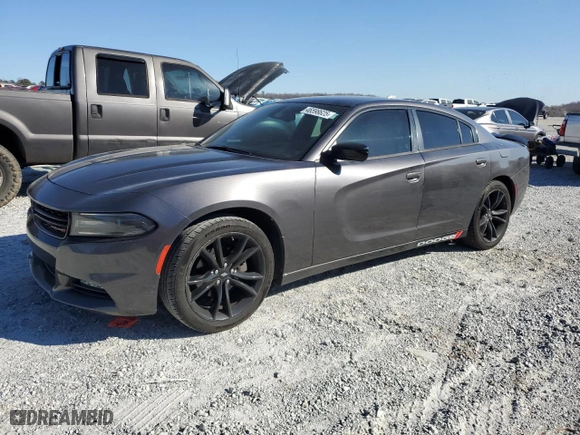 2018 Dodge Charger SXT Plus with VIN 2C3CDXHG6JH187659, listed as a Copart auction lot 46598625 with 100,219 mi miles and Salvage Title. Bid and sale history available at carsss.com. Image 1.