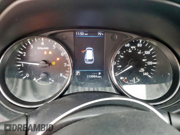 2020 Nissan Rogue SV with VIN KNMAT2MT0LP537426, listed as a Copart auction lot 60289065 with 113,984 mi miles and Salvage title. Bid and sale history available at DreamBid. Image 9.