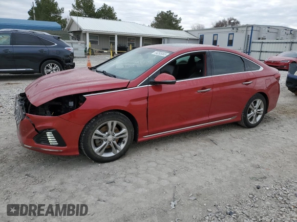 2018 Hyundai Sonata Limited with VIN 5NPE34AFXJH597363, listed as a Copart auction lot 44265065 with 120,603 mi miles and Salvage Title. Bid and sale history available at DreamBid. Image 1.