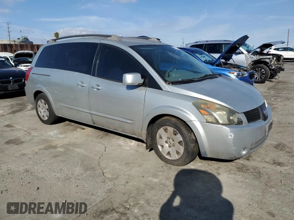 2006 Nissan Quest S Special Edition with VIN 5N1BV28U86N109116, listed as a Copart auction lot 87020784 with 0 mi miles and Salvage Title. Bid and sale history available at carsss.com. Image 4.