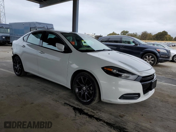 2016 Dodge Dart SE with VIN 1C3CDFAA0GD690593, listed as a Copart auction lot 47416015 with 78,114 mi miles and Salvage Title. Bid and sale history available at DreamBid. Image 4.