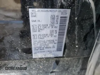 2024 Nissan Pathfinder Rock Creek with VIN 5N1DR3BD0RC280115, listed as a Copart auction lot 88924395 with 18,467 mi miles and Salvage title. Bid and sale history available at DreamBid. Image 13.