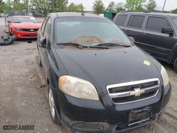 2010 Chevrolet Aveo LT w/1LT with VIN KL1TD5DE3AB103494, listed as a IAAI auction lot 42088887 with 109,641 mi miles. Bid and sale history available at carsss.com. Image 6.