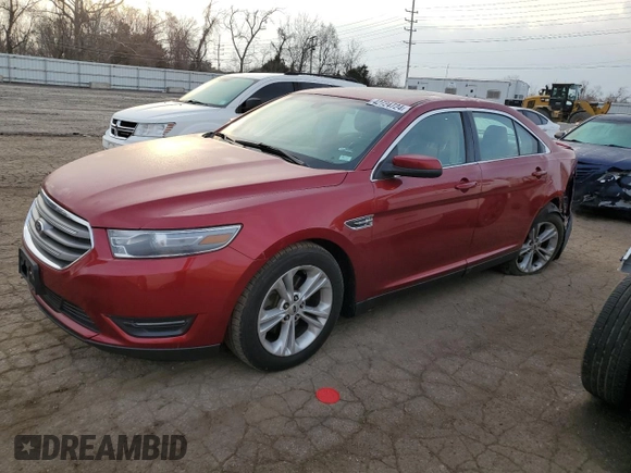 2014 Ford Taurus SEL with VIN 1FAHP2E8XEG123009, listed as a Copart auction lot 42724724 with 117,639 mi miles and Salvage Title. Bid and sale history available at DreamBid. Image 1.