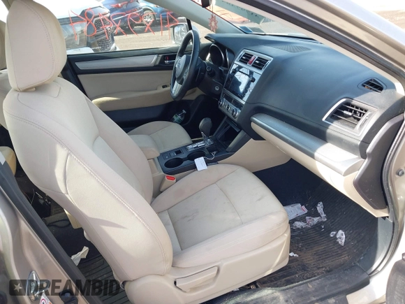 2017 Subaru Legacy Premium with VIN 4S3BNAF65H3026857, listed as a IAAI auction lot 41797484 with 54,975 mi miles. Bid and sale history available at carsss.com. Image 5.