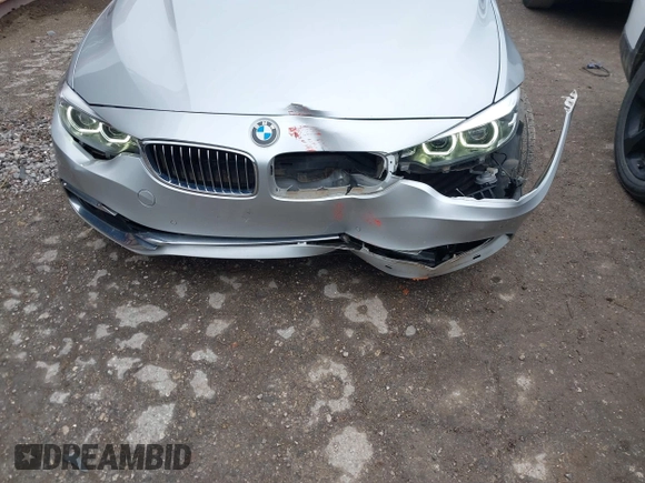 2018 BMW 4 Series 430i with VIN WBA4J1C50JBM11929, listed as a IAAI auction lot 41528161 with 52,412 mi miles. Bid and sale history available at carsss.com. Image 6.