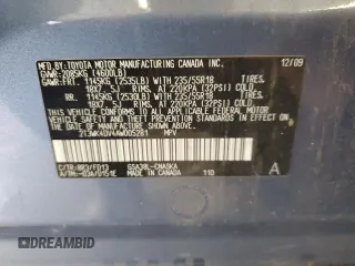 2010 Toyota RAV4 Sport с VIN 2T3WK4DV4AW005281, выставлен на аукционе Copart как лот 58598635 с пробегом 167 404 миль миль и Списание • Salvage title. История ставок и продаж доступна на DreamBid. Изображение 13.