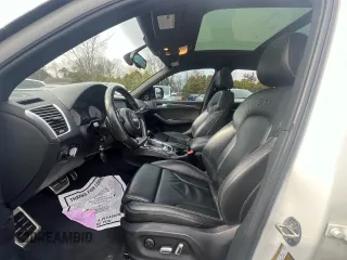 2017 Audi SQ5 Premium Plus with VIN WA1CCAFP0HA027441, listed as a Copart auction lot 51878075 with 111,474 mi miles and Clean Title. Bid and sale history available at carsss.com. Image 8.