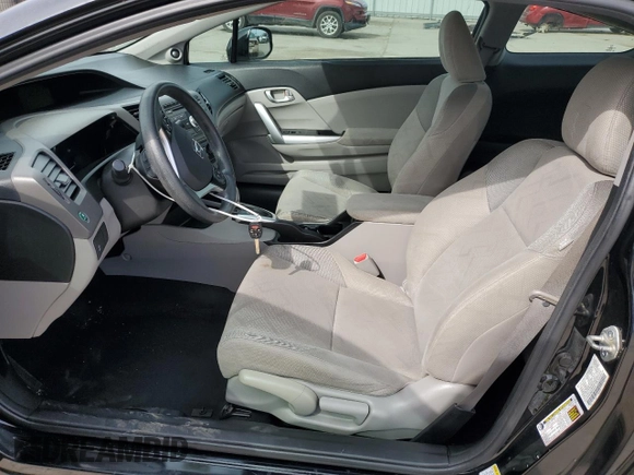 2012 Honda Civic Cpe EX with VIN 2HGFG3B86CH539704, listed as a Copart auction lot 50049735 with 132,830 mi miles and Salvage Title. Bid and sale history available at carsss.com. Image 7.