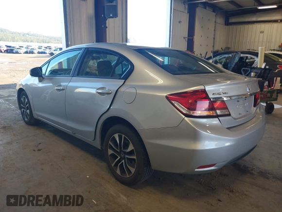 2015 Honda Civic EX with VIN 2HGFB2F83FH512919, listed as a IAAI auction lot 41986506 with 128,507 mi miles and . Bid and sale history available at DreamBid. Image 3.