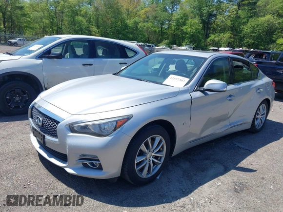 2015 Infiniti Q50 Sport with VIN JN1BV7AR4FM396826, listed as a IAAI auction lot 42197384 with 88,906 mi miles and . Bid and sale history available at DreamBid. Image 2.