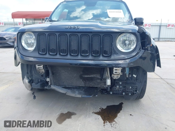 2017 Jeep Renegade Altitude with VIN ZACCJABB6HPG34806, listed as a IAAI auction lot 42414260 with 134,399 mi miles and . Bid and sale history available at DreamBid. Image 6.