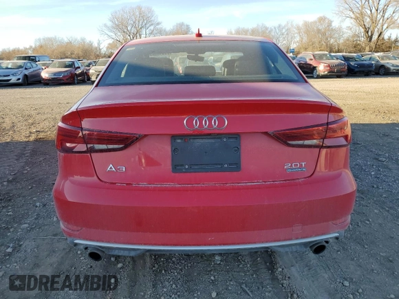 2017 Audi A3 Sedan Premium with VIN WAUB8GFF0H1025943, listed as a Copart auction lot 77510593 with 66,485 mi miles. Bid and sale history available at carsss.com. Image 6.
